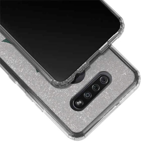 Michigan State University Grey Spartans Logo LG K51/Q51 Clear Case