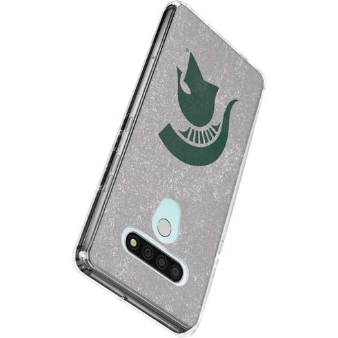 Michigan State University Grey Spartans Logo LG Stylo 6 Clear Case