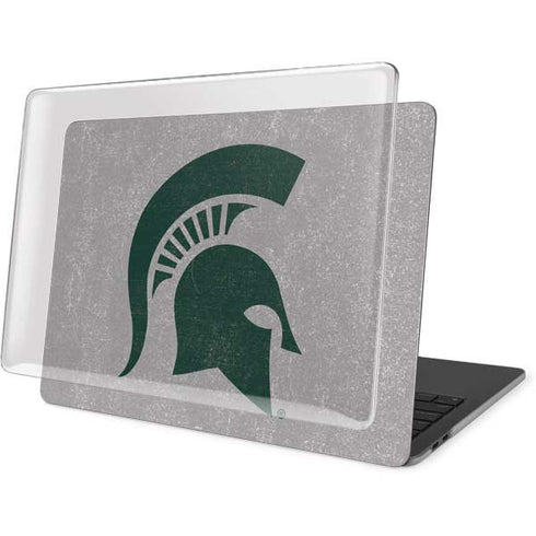 Michigan State University Grey Spartans Logo MacBook Pro 15in (2016-19) Case plus Skin