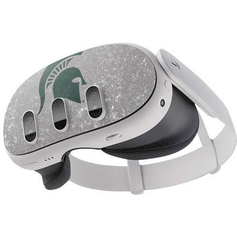 Michigan State University Grey Spartans Logo Meta Quest 3 Skin