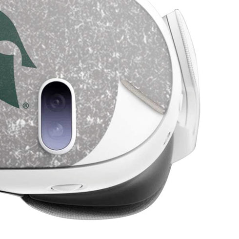 Michigan State University Grey Spartans Logo Meta Quest 3 Skin
