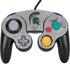 Michigan State University Grey Spartans Logo Nintendo GameCube Controller Skin