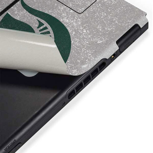Michigan State University Grey Spartans Logo Nintendo Switch Bundle Skin
