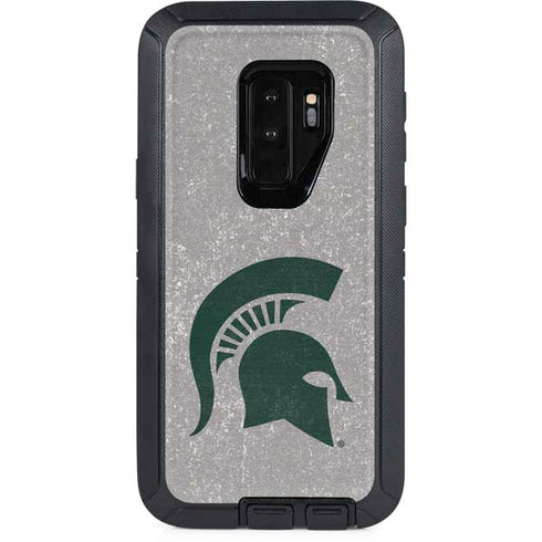 Michigan State University Grey Spartans Logo Otterbox Defender Galaxy Skin