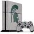 Michigan State University Grey Spartans Logo PS4 Console and Controller Bundle Skin