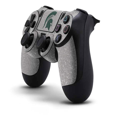Michigan State University Grey Spartans Logo PS4 Controller Skin