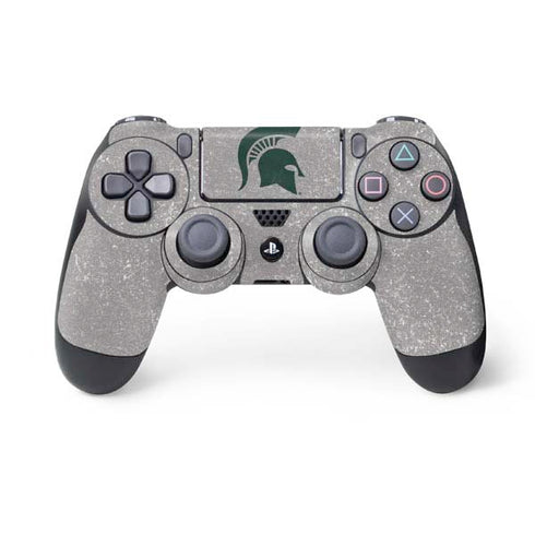 Michigan State University Grey Spartans Logo PS4 Controller Skin