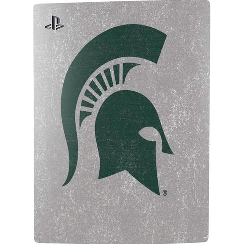 Michigan State University Grey Spartans Logo PS5 Bundle Skin