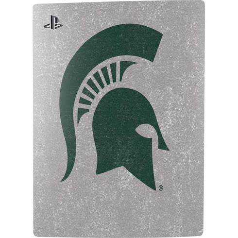 Michigan State University Grey Spartans Logo PS5 Digital Edition Bundle Skin