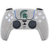 Michigan State University Grey Spartans Logo PS5 Controller Skin