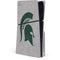 Michigan State University Grey Spartans Logo PS5 Slim Disk Console Skin
