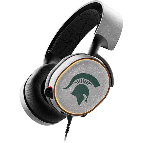 Michigan State University Grey Spartans Logo SteelSeries Arctis 5 Skin