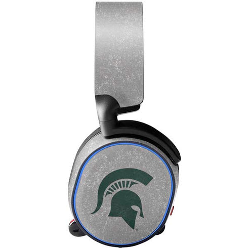 Michigan State University Grey Spartans Logo SteelSeries Arctis 5 Skin