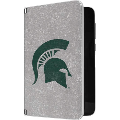 Michigan State University Grey Spartans Logo Surface Duo Skin