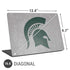 Michigan State University Grey Spartans Logo Universal Laptop 16.6in (13.4 x 9.7in) Skin