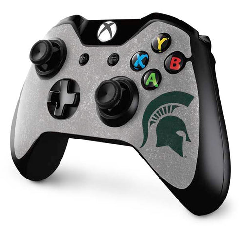 Michigan State University Grey Spartans Logo Xbox One Controller Skin