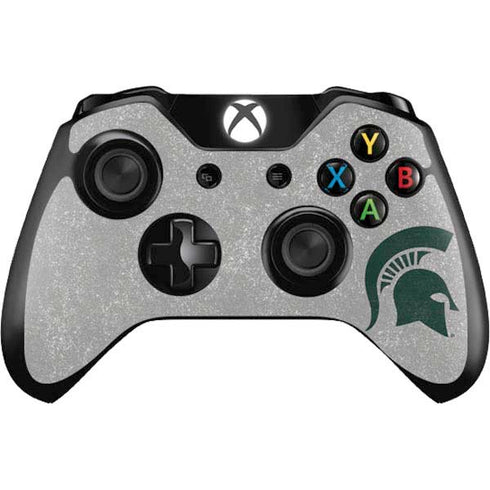 Michigan State University Grey Spartans Logo Xbox One Controller Skin