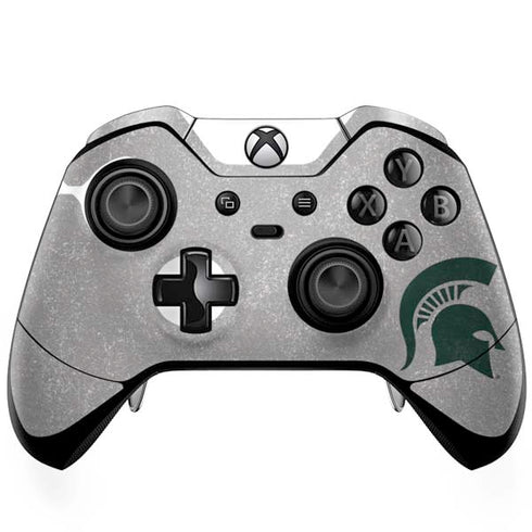 Michigan State University Grey Spartans Logo Xbox One Elite Controller Skin
