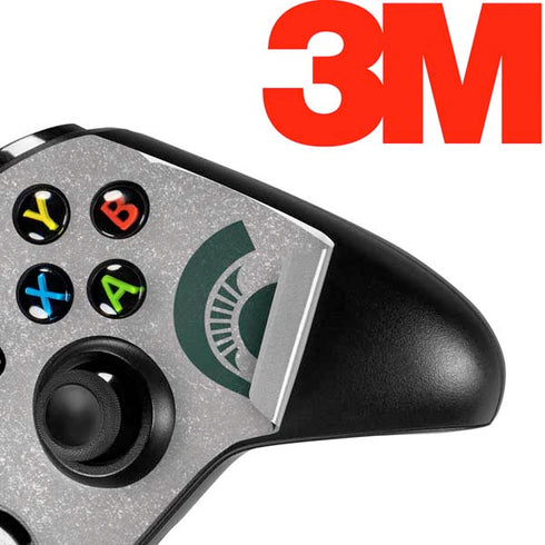 Michigan State University Grey Spartans Logo Xbox One S Controller Skin