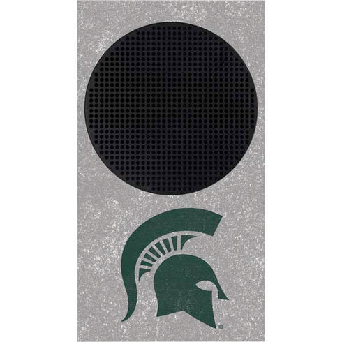 Michigan State University Grey Spartans Logo Xbox Series S Bundle Skin