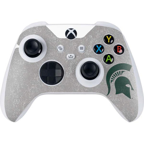 Michigan State University Grey Spartans Logo Xbox Series S Controller Skin