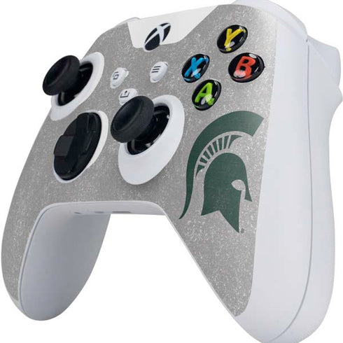 Michigan State University Grey Spartans Logo Xbox Series S Controller Skin