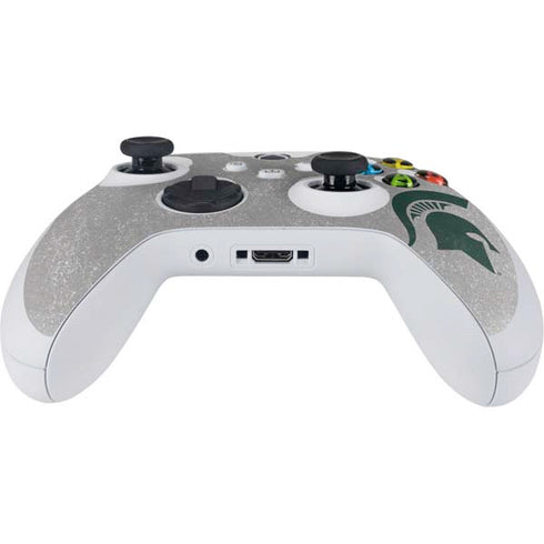 Michigan State University Grey Spartans Logo Xbox Series S Controller Skin