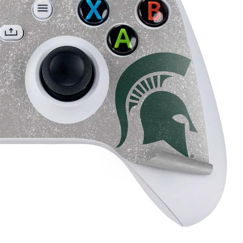 Michigan State University Grey Spartans Logo Xbox Series S Controller Skin