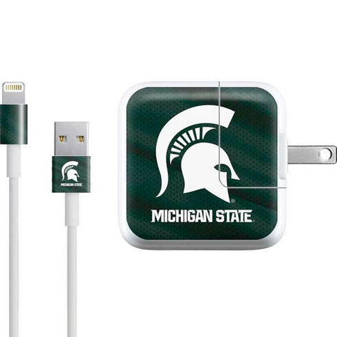 Michigan State University Away Grey Jersey iPad Charger (10W USB) Skin