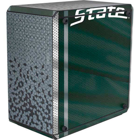 Michigan State University Jersey Grey Cooler Master MasterBox Q300L Mini Tower Skin