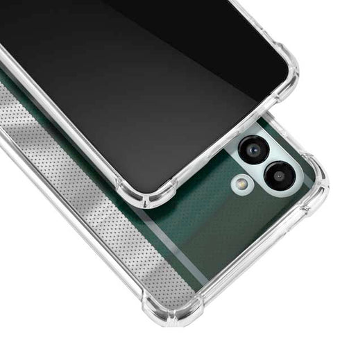 Michigan State University Jersey Grey Galaxy A13 5G Clear Case