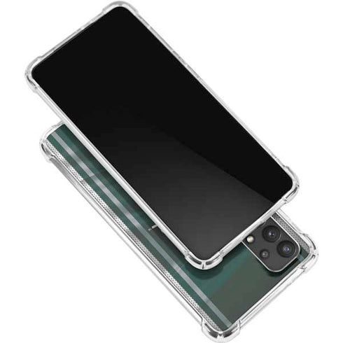 Michigan State University Jersey Grey Galaxy A32 5G Clear Case