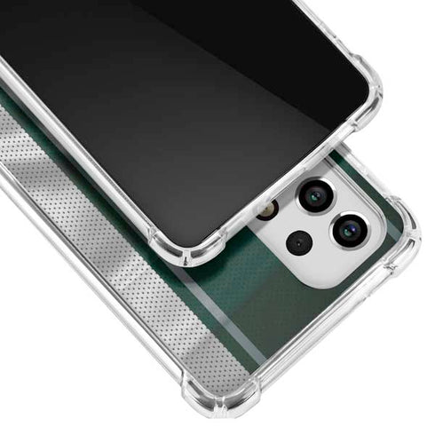 Michigan State University Jersey Grey Galaxy A33 5G Clear Case