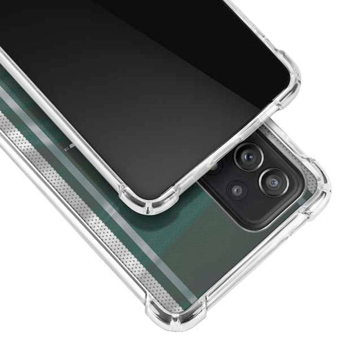 Michigan State University Jersey Grey Galaxy A52 5G Clear Case