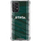 Michigan State University Jersey Grey Galaxy A72 5G Clear Case