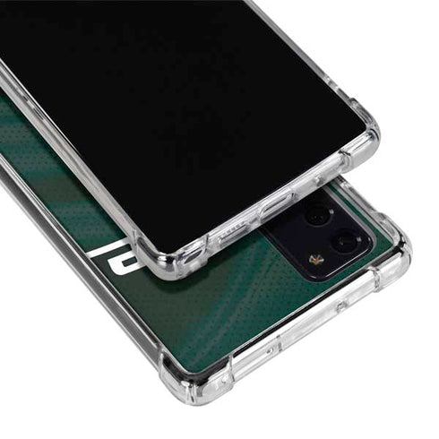 Michigan State University Jersey Grey Galaxy Note20 5G Clear Case