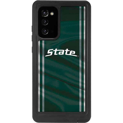 Michigan State University Jersey Grey Galaxy Note20 5G Waterproof Case