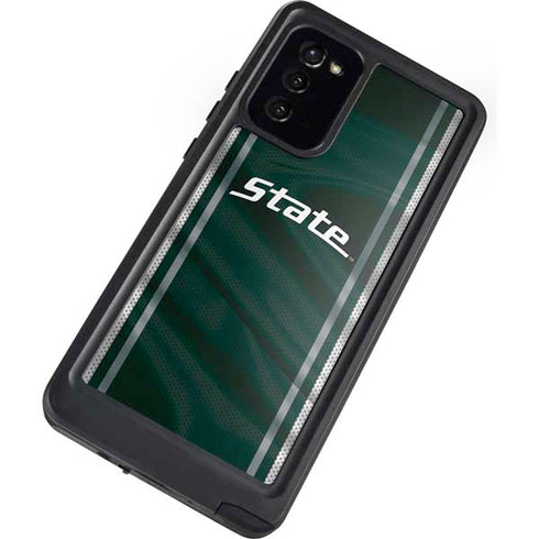 Michigan State University Jersey Grey Galaxy Note20 5G Waterproof Case