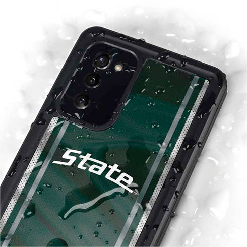 Michigan State University Jersey Grey Galaxy Note20 5G Waterproof Case