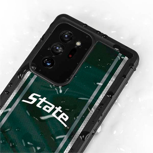 Michigan State University Jersey Grey Galaxy Note20 Ultra 5G Waterproof Case