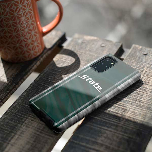 Michigan State University Jersey Grey Galaxy S20 Plus Pro Case