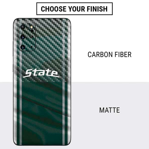 Michigan State University Jersey Grey Galaxy S20 Plus Skin