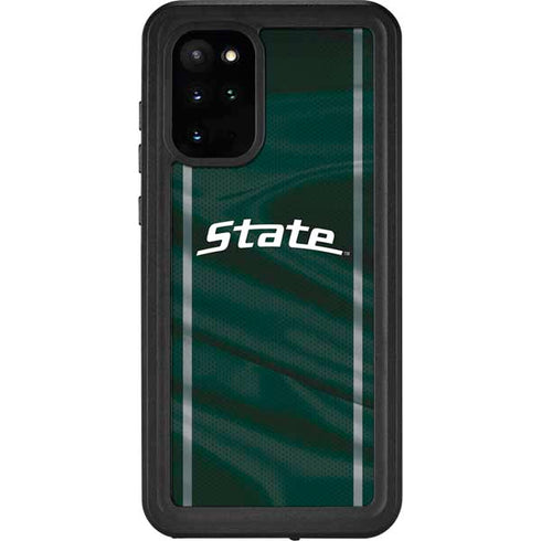 Michigan State University Jersey Grey Galaxy S20 Plus Waterproof Case