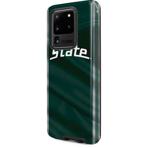 Michigan State University Jersey Grey Galaxy S20 Ultra 5G Pro Case