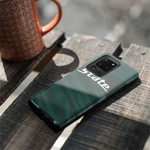 Michigan State University Jersey Grey Galaxy S20 Ultra 5G Pro Case