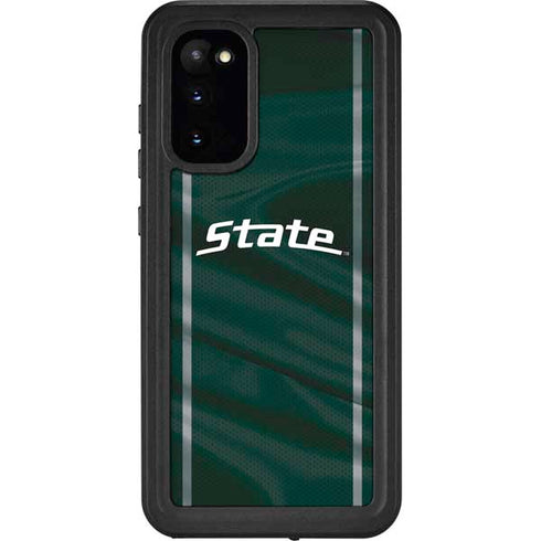 Michigan State University Jersey Grey Galaxy S20 Waterproof Case