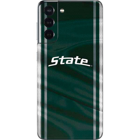 Michigan State University Jersey Grey Galaxy S21 5G Skin