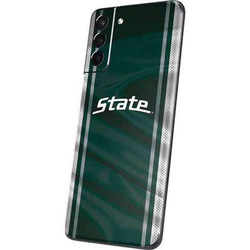 Michigan State University Jersey Grey Galaxy S21 5G Skin