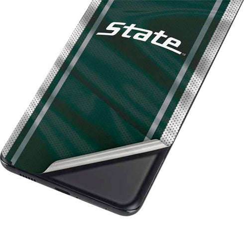 Michigan State University Jersey Grey Galaxy S21 5G Skin