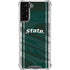 Michigan State University Jersey Grey Galaxy S21 FE Clear Case